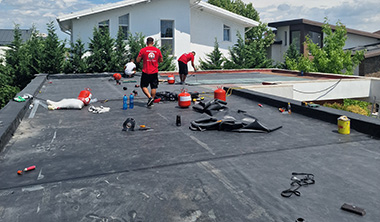 montaj hidroizolatie epdm terasa casa pipera