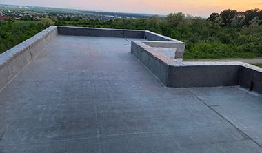Terasă necirculabilă hidroizolată cu membrană EPDM Firestone – Prahova