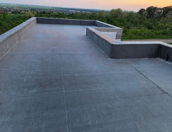 Hidroizolație cu membrană EPDM terasă exterioară necirculabilă în Cocoșești, Prahova