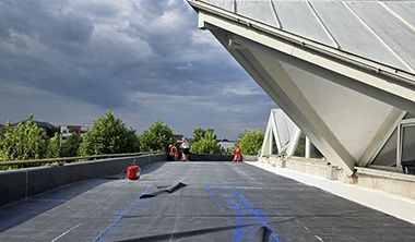 termoizolatie si hidroizolatie terasa necirculabila gradinita titu