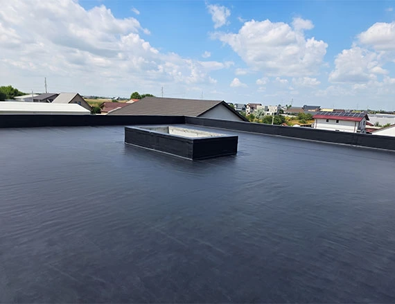 Hidroizolație EPDM terasă necirculabilă Vilă în Brăila